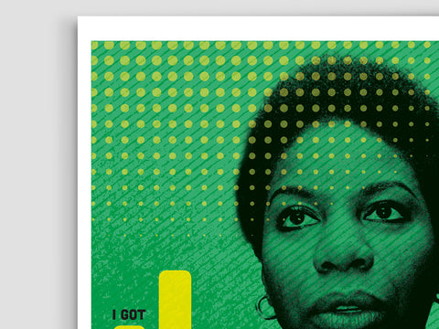 Nina Simone Graphic music poster