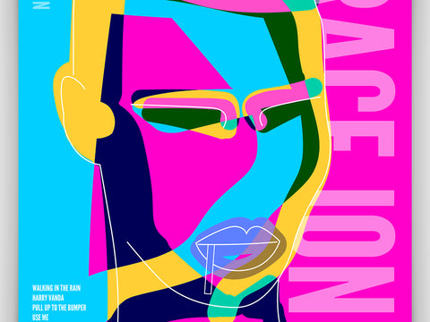 Grace Jones Graphic music poster