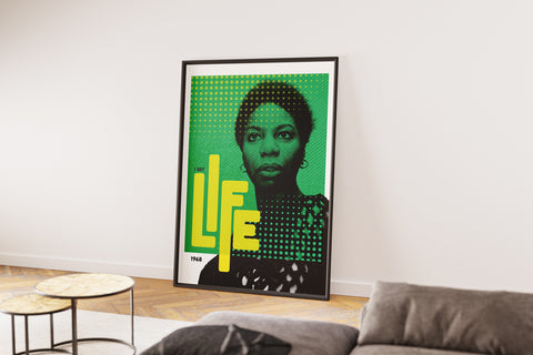 Nina Simone Graphic music poster