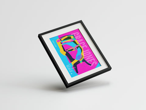 Grace Jones Graphic music poster