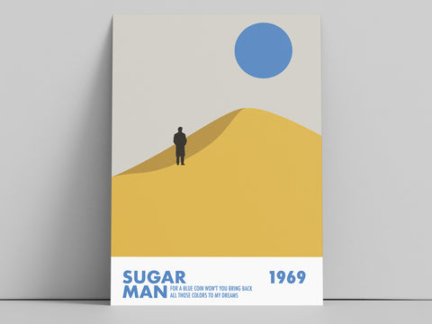 Sugar man Graphic music poster