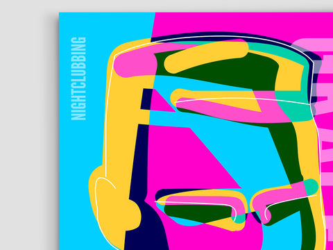Grace Jones Graphic music poster