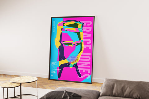 Grace Jones Graphic music poster