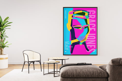 Grace Jones Graphic music poster