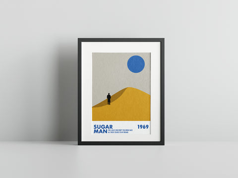 Sugar man Graphic music poster